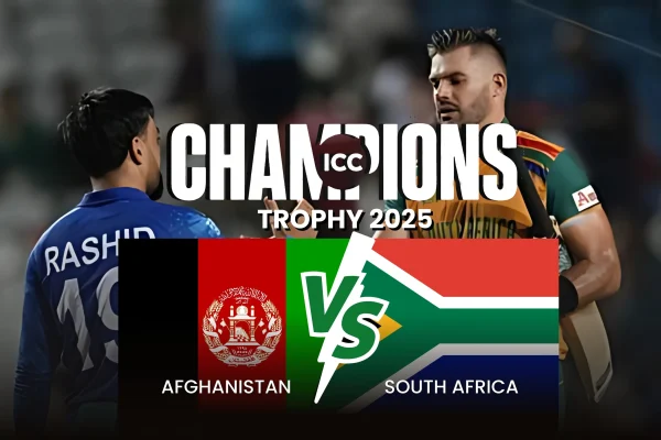ICC Champions Trophy 2025 AFG vs SA