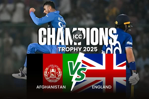 ICC Champions Trophy 2025 Afghanistan vs England