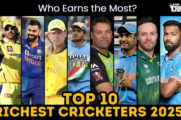 Top 10 Richest Cricketers